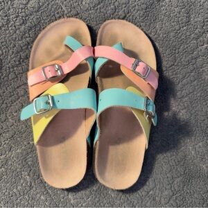 Colorful Kids Sandals with Buckle Straps